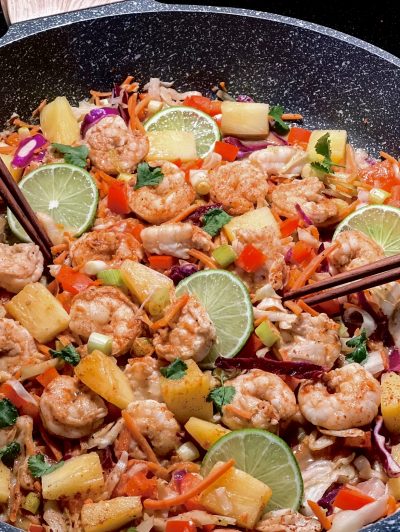 Pineapple Thai Shrimp