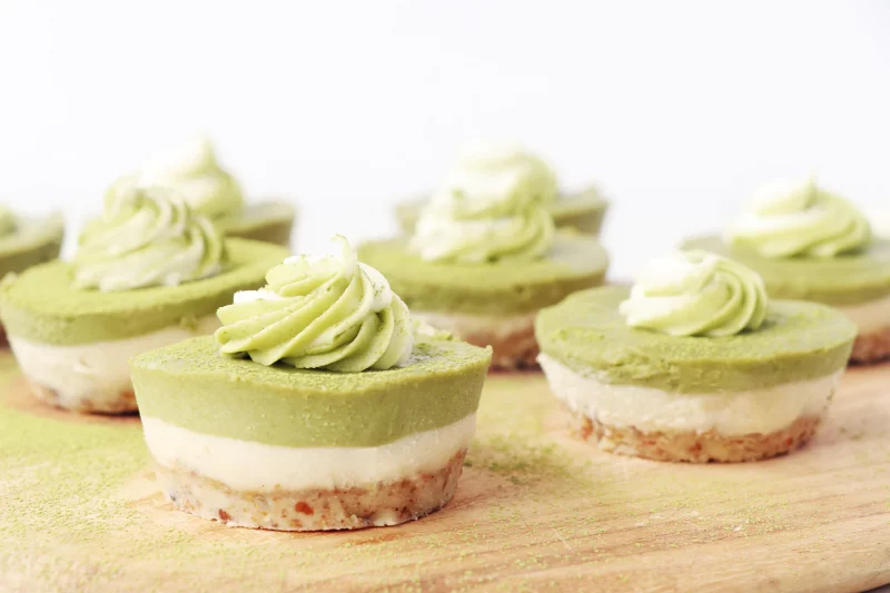 Matcha Vegan Cheesecake by Pascha Chocolate Co - FoodSocial