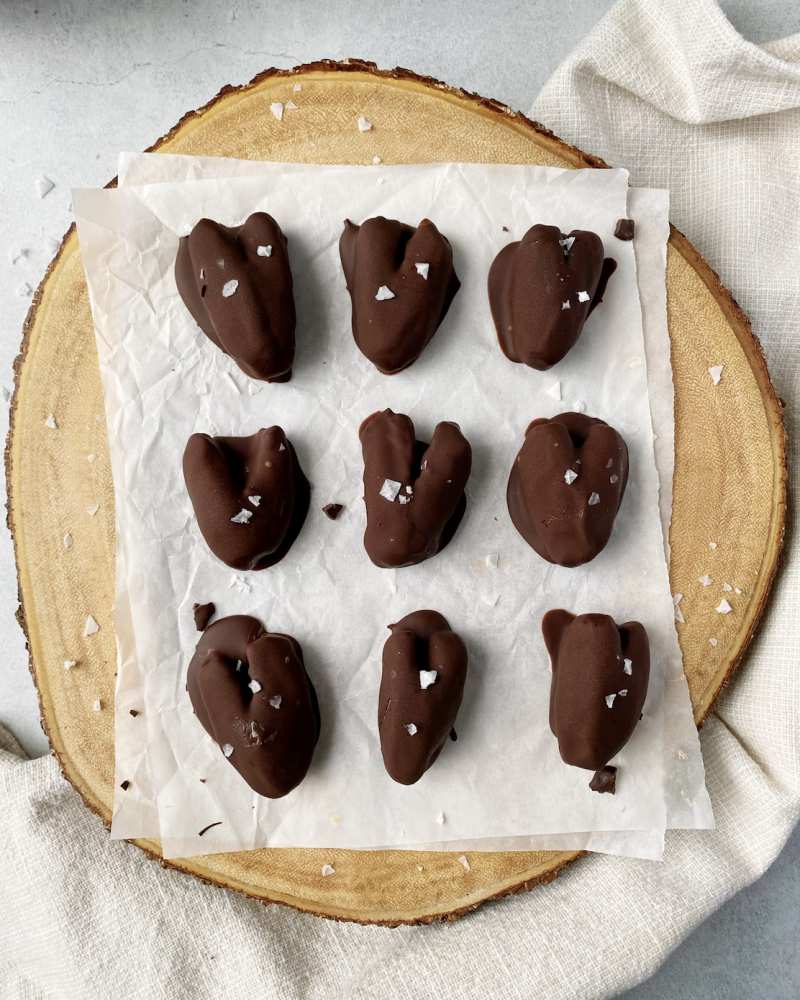 Healthy Chocolate Covered Date Hearts by Riri's Recipes - FoodSocial