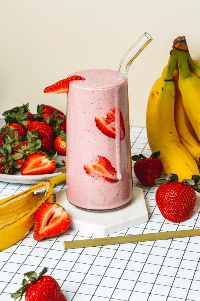 Strawberry Banana Smoothie by Sip Herbals - FoodSocial