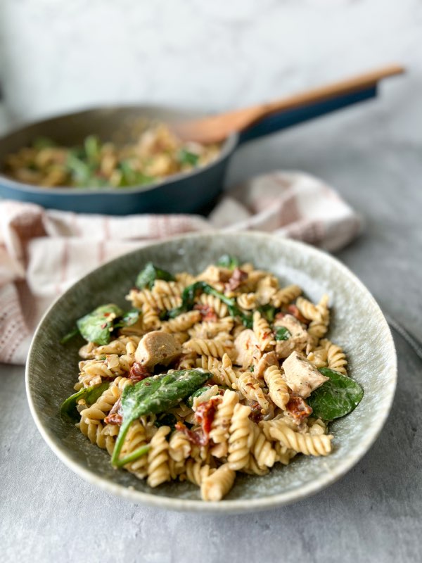 Creamy Sun dried Tomato Pasta by Real Food with Altitude - FoodSocial