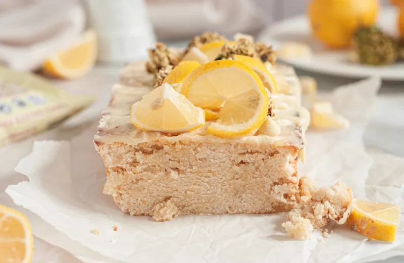 The Best Vegan Lemon Cake with White Chocolate Frosting by Pascha Chocolate Co - FoodSocial