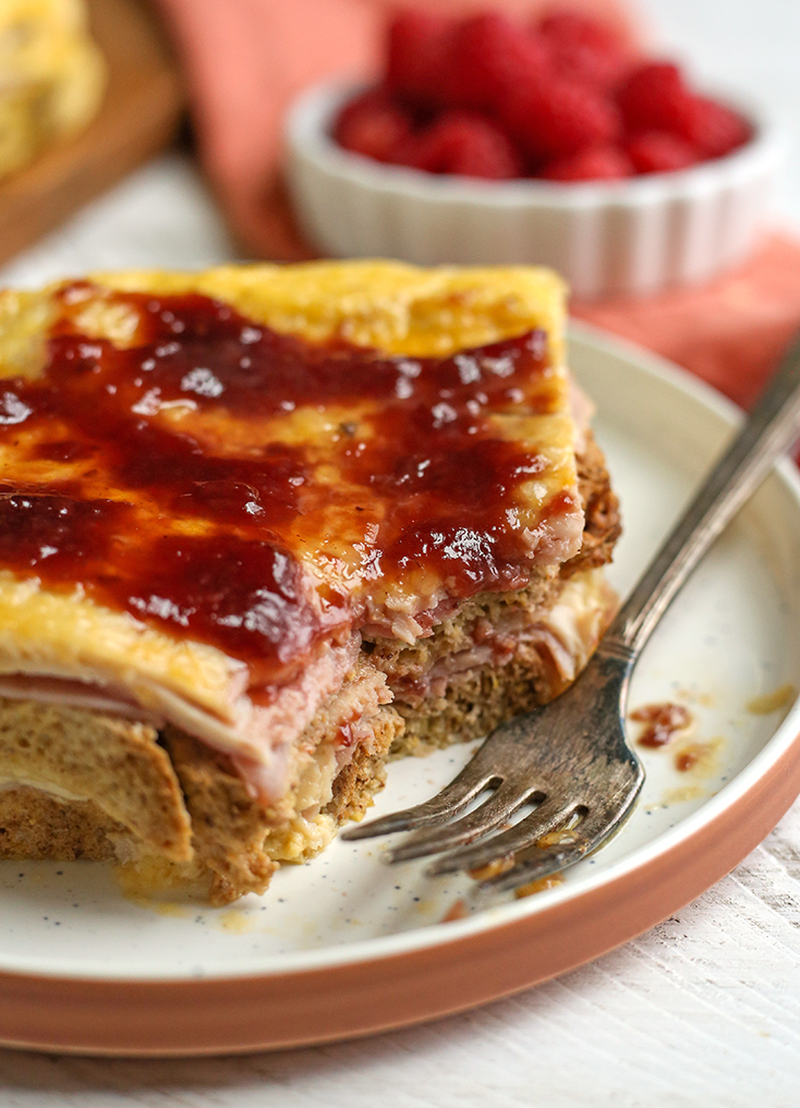 Healthy Monte Cristo Casserole by Real Food with Jessica - FoodSocial