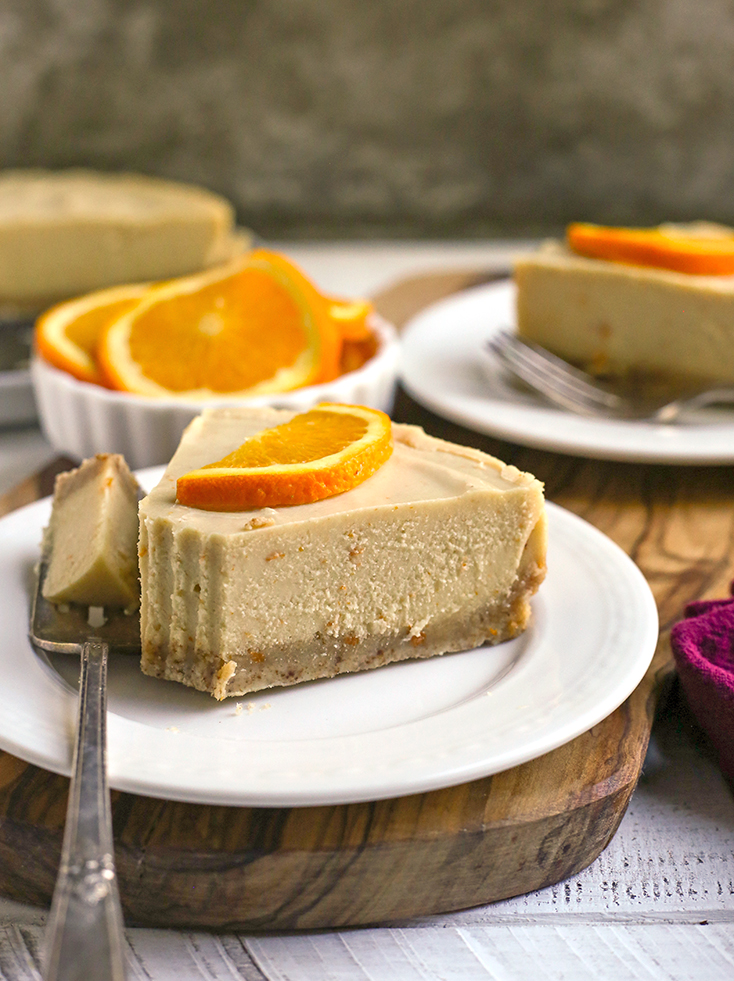 Paleo Orange Creamsicle Cheesecake by Real Food with Jessica - FoodSocial