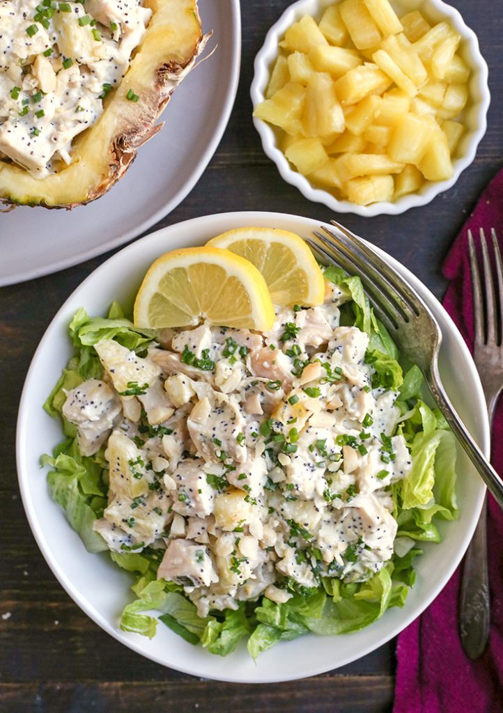 Paleo Whole30 Lemon Poppy Seed Chicken Salad by Real Food with Jessica - FoodSocial