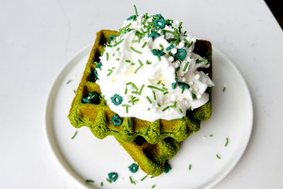 Green (Spinach) Waffles