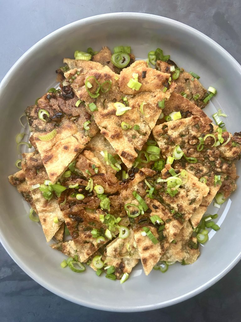 Grain-Free Scallion Pancakes by Pooja Parikh - FoodSocial