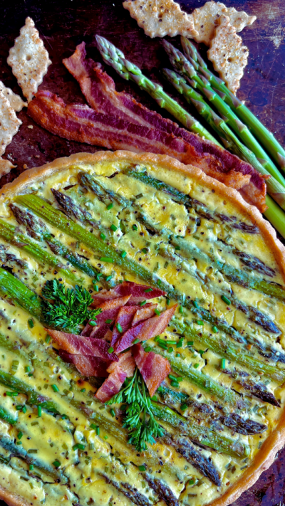 Asparagus & Bacon Quiche