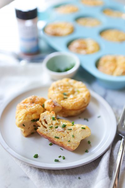 Ham & Cheese Mini Egg Quiches