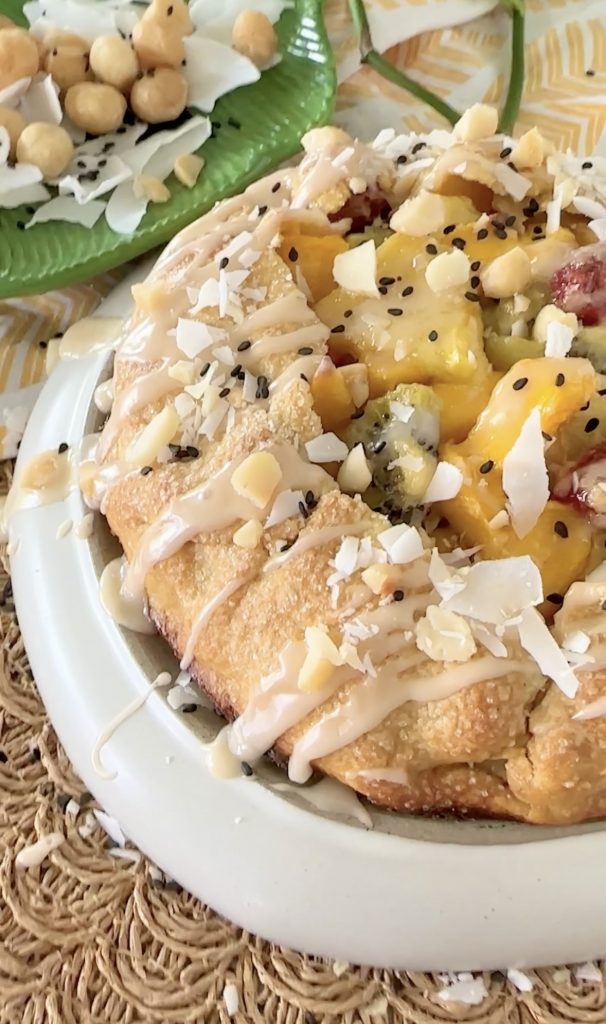 Mini Tropical Galette by Back Porch Paleo FoodSocial
