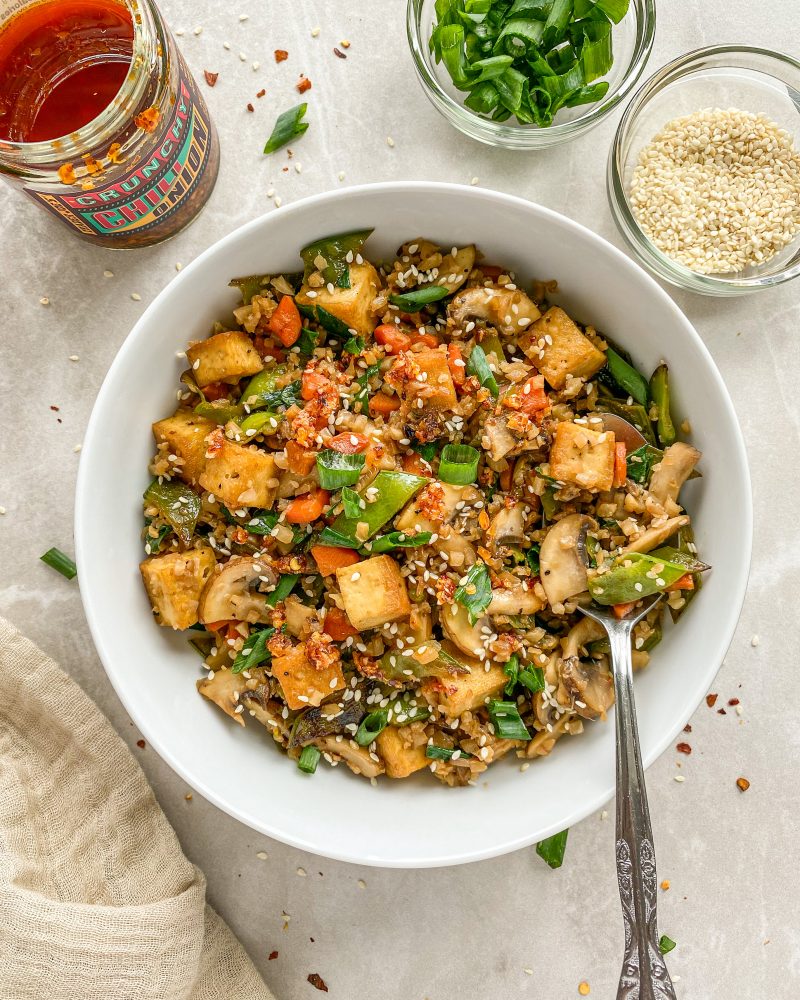 Tofu & Veggie-Packed Fried (Cauli) Rice by Priyanka Nadkarni - FoodSocial