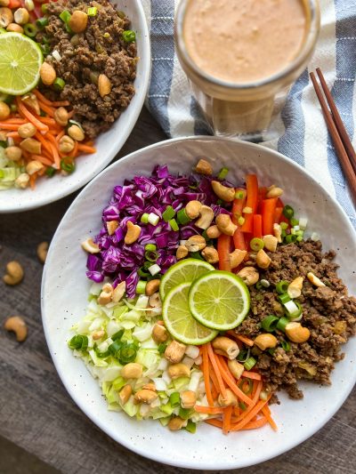 Thai Ground Beef Chopped Salad