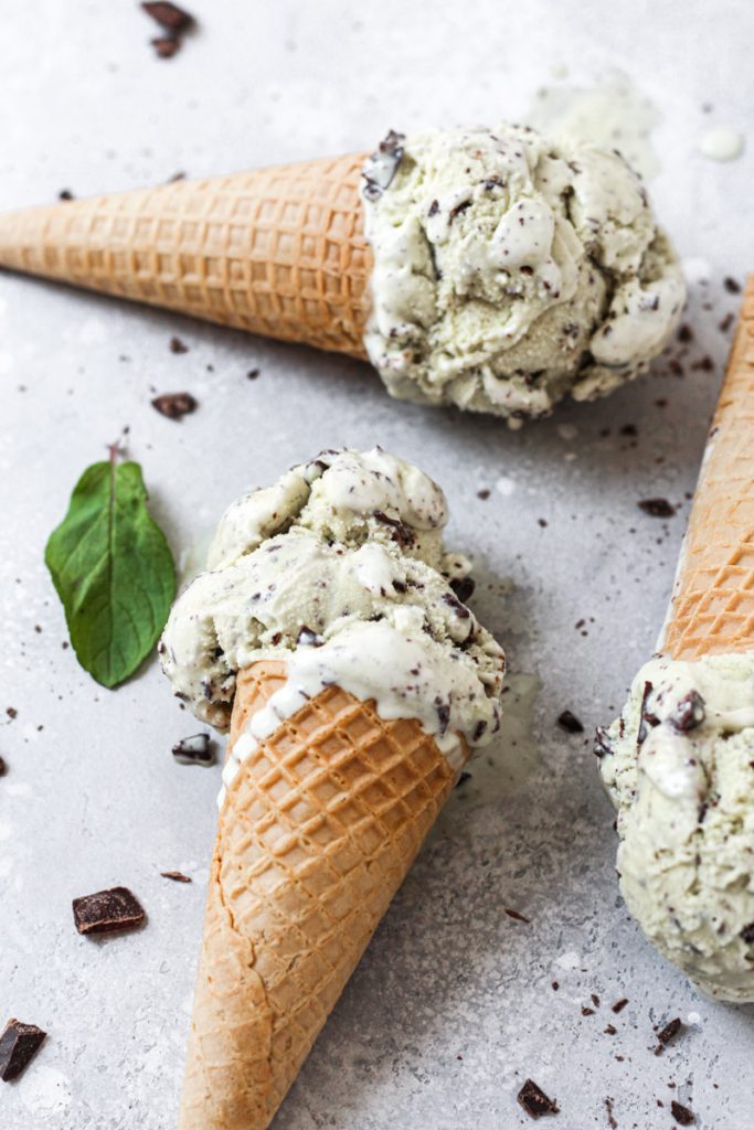 Mint Chocolate Chip Ice Cream by The Sweet Occasion - FoodSocial