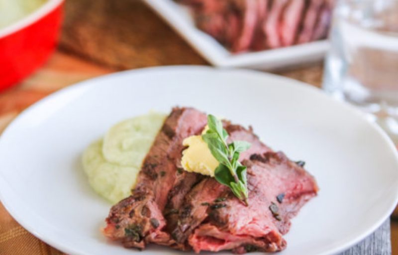 Beef Tenderloin Filet Mignon Steak with Black Truffle Butter by US Wellness Meats - FoodSocial