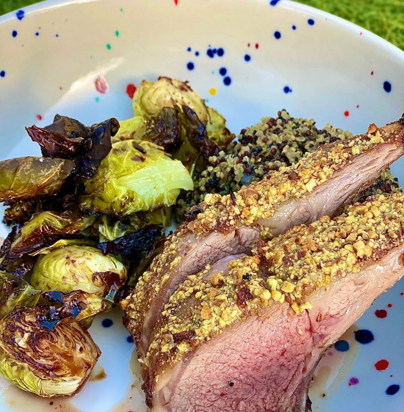 Lemon Pepper Garlic Rack of Lamb by Nut Crumbs - FoodSocial