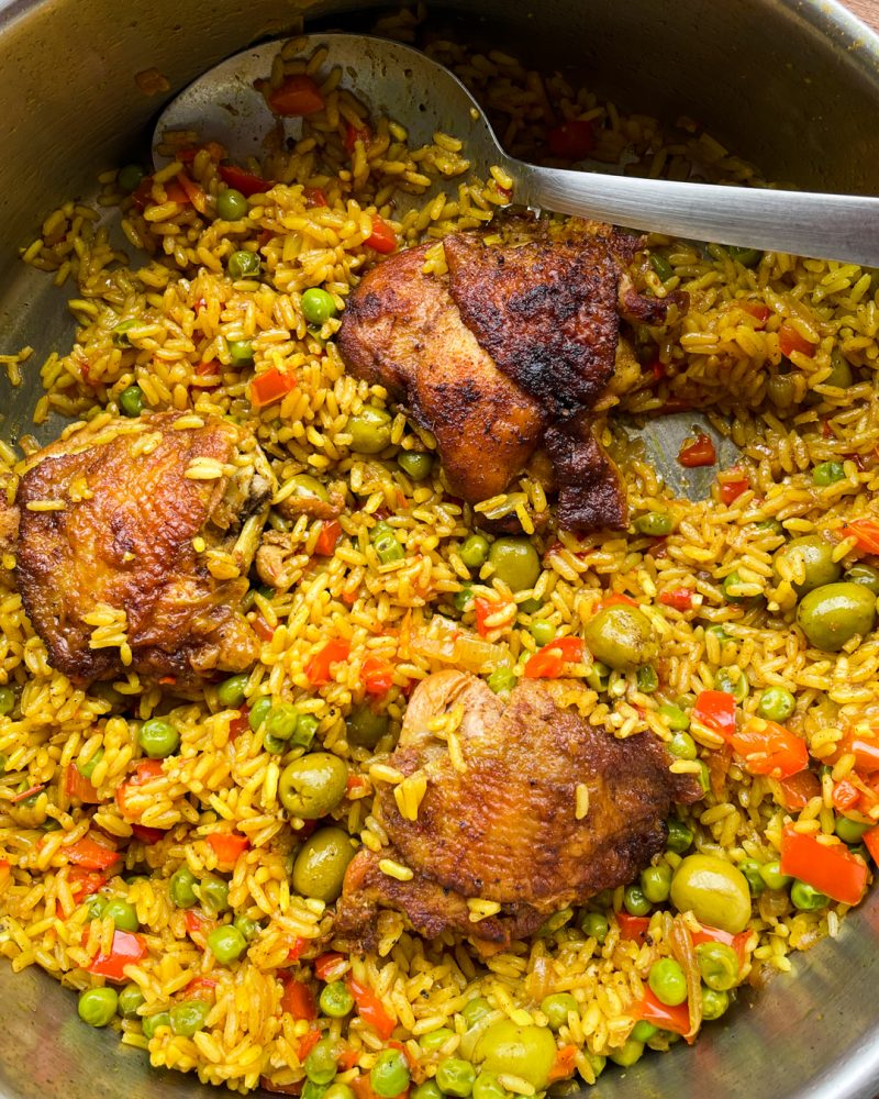 One-Pot Arroz con Pollo (Chicken and Rice) by Primal Gourmet - FoodSocial