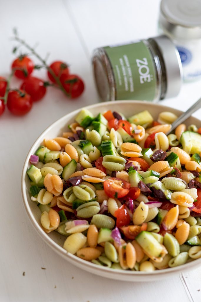 3 Colour Pasta Salad by The Taste of Montreal - FoodSocial