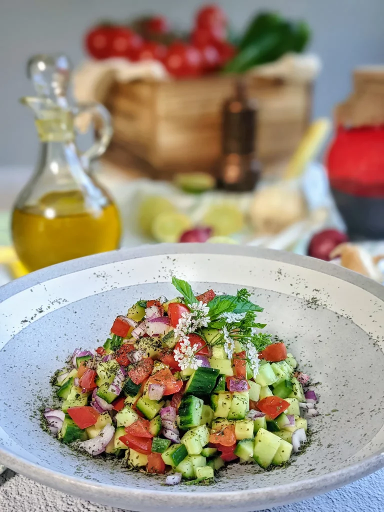 Salad Shirazi by The Caspian Chef - FoodSocial