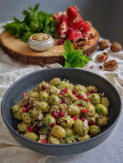 Zeitoon Parvardeh – Olive Tapenade with Pomegranate