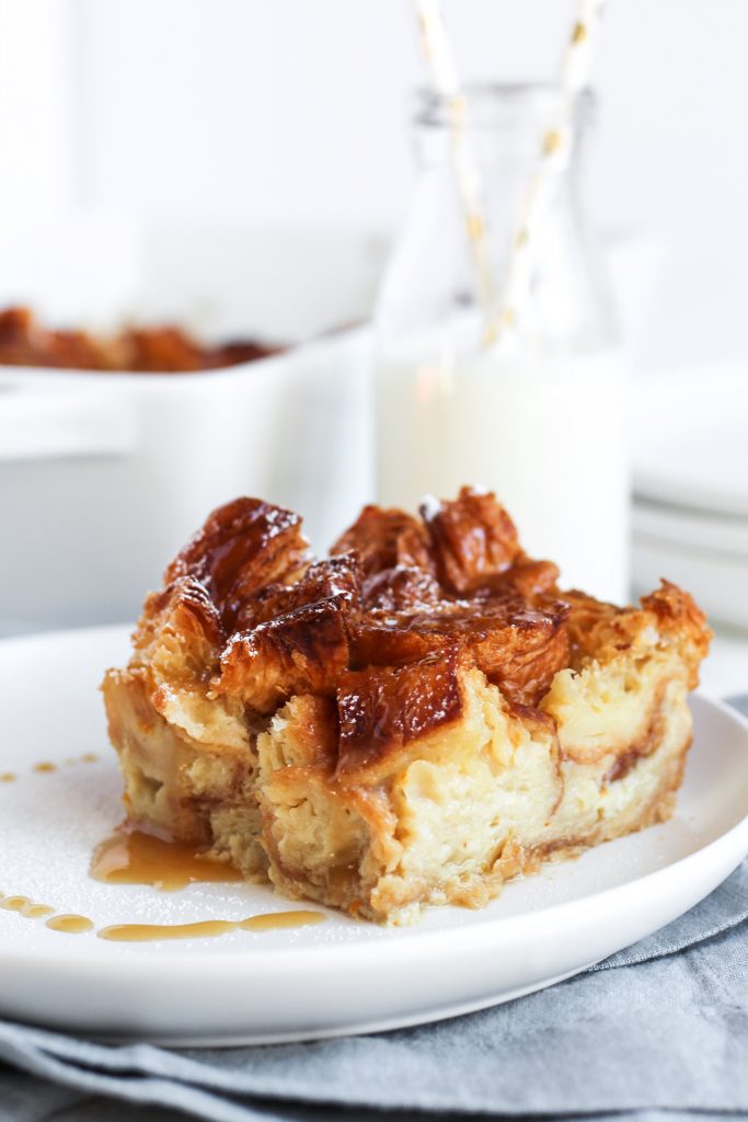 Croissant Bread Pudding by The Sweet Occasion - FoodSocial