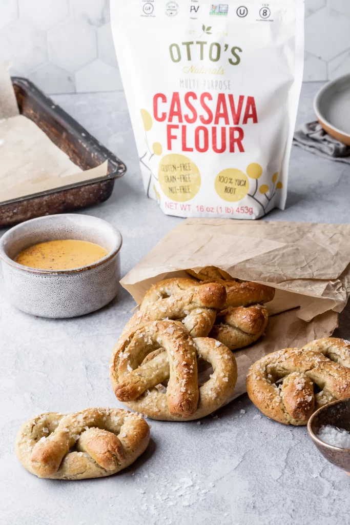 Grain-Free Soft Baked Pretzels (nut-free) by Otto's Naturals - FoodSocial
