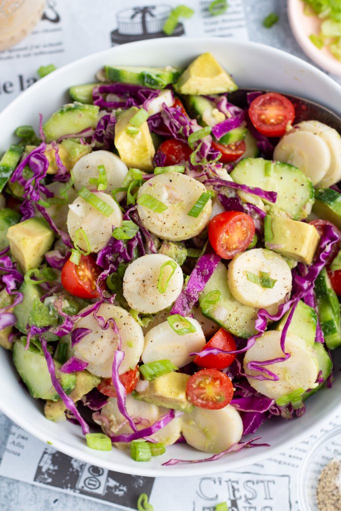 Hearts of Palm Salad with Shallot Vinaigrette by Priscilla Lawrence - FoodSocial