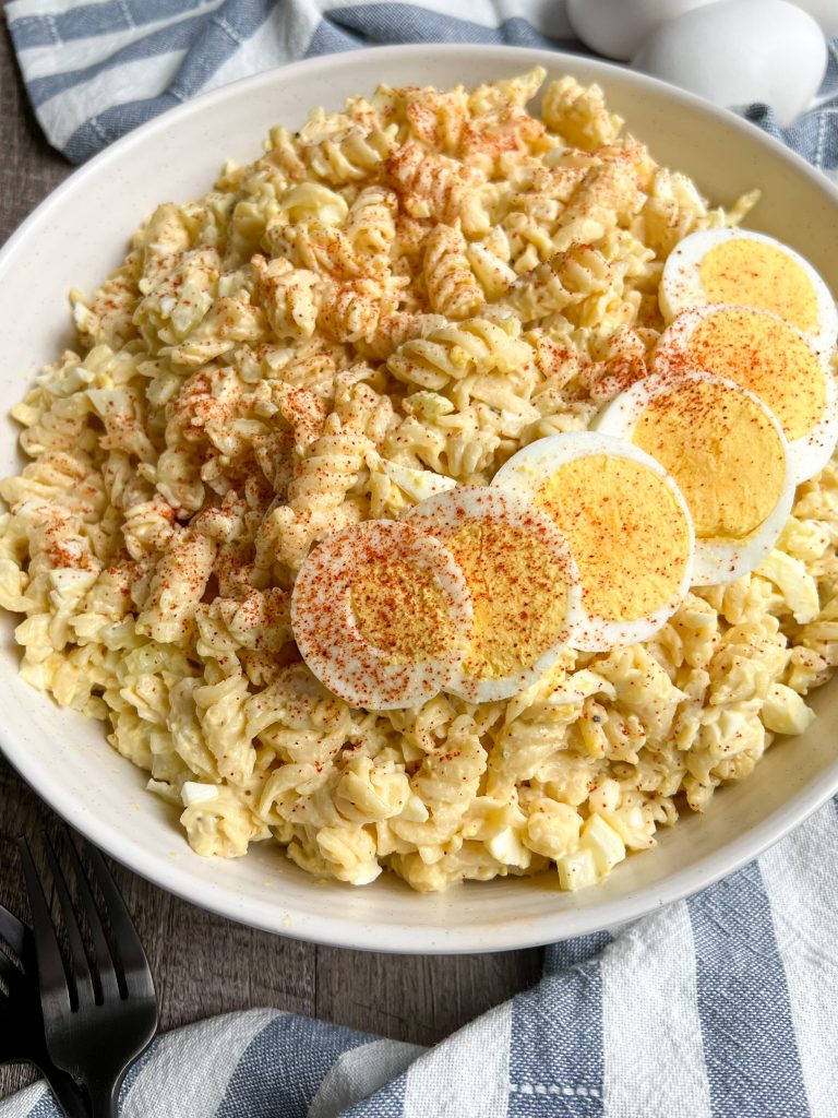 Deviled Egg Pasta Salad by Penny's Primal - FoodSocial