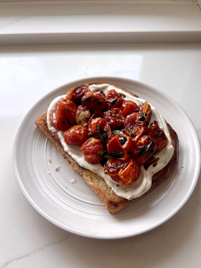 Whipped Ricotta on Toast by What Great Grandma Ate - FoodSocial