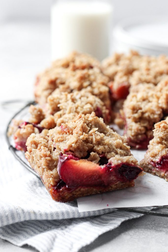 Plum Bars by The Sweet Occasion - FoodSocial