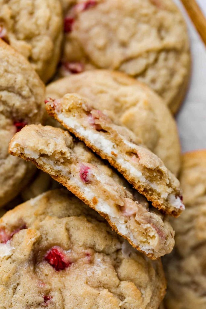 Strawberry Cheesecake Cookies by The Sweet Occasion - FoodSocial
