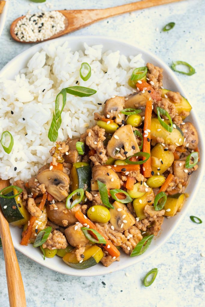 Ground Chicken and Vegetable Stir Fry by Priscilla Lawrence - FoodSocial