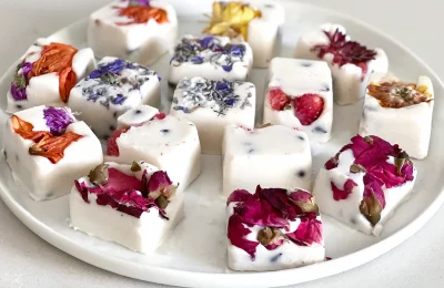 Vegan FOYO Chocolate Chip Edible Flower Cubes