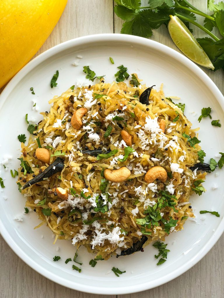 Spaghetti Squash Upma by Priyanka Nadkarni - FoodSocial