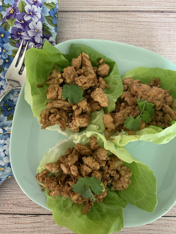 Asian Chicken Lettuce Wraps by Aloha Healthy Eats - FoodSocial