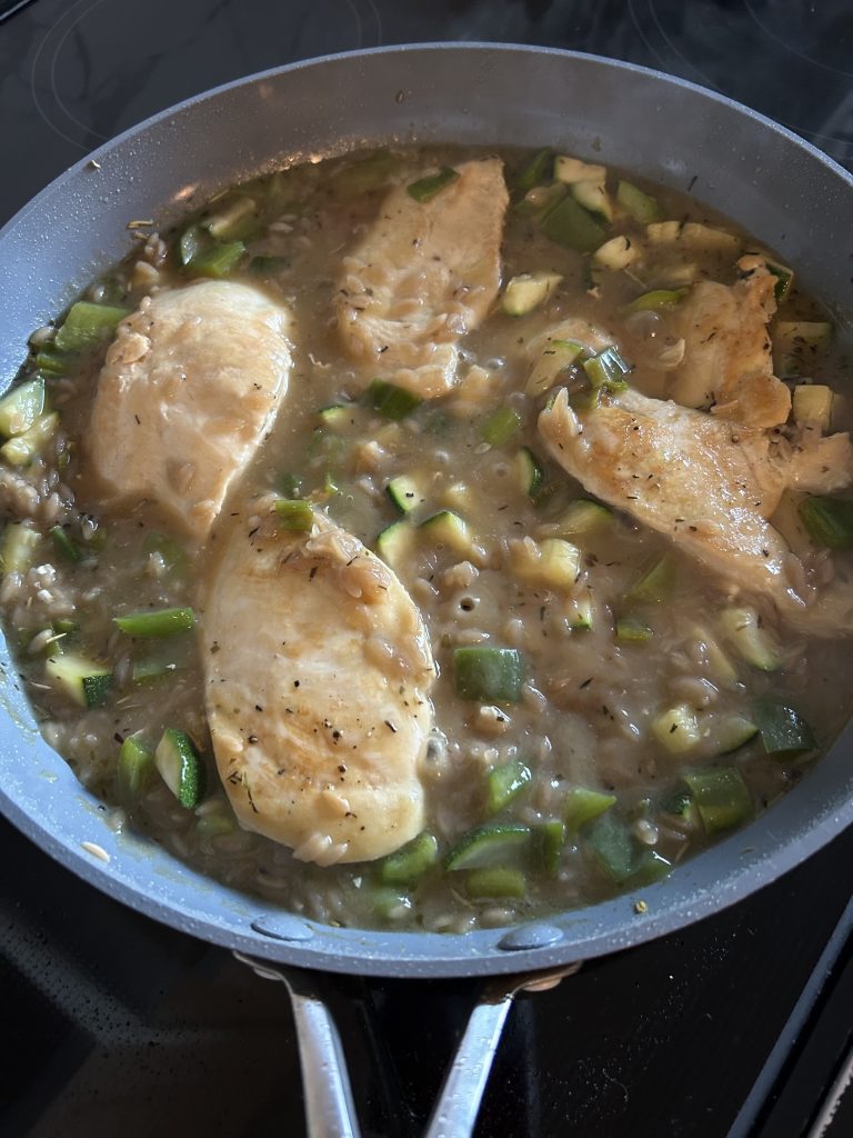 Lemon Chicken with Orzo and Vegetables by Aloha Healthy Eats - FoodSocial