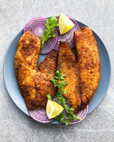 Pan Fried Masala Tilapia