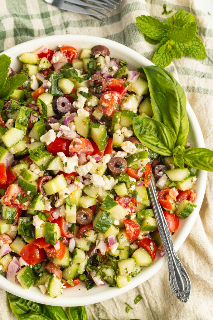Mediterranean Cucumber Salad by Priscilla Lawrence - FoodSocial