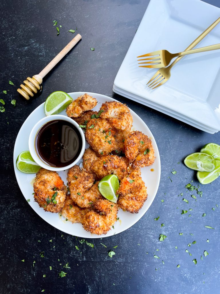 Air Fryer Honey Lime Coconut Shrimp by Spoons N Spices - FoodSocial