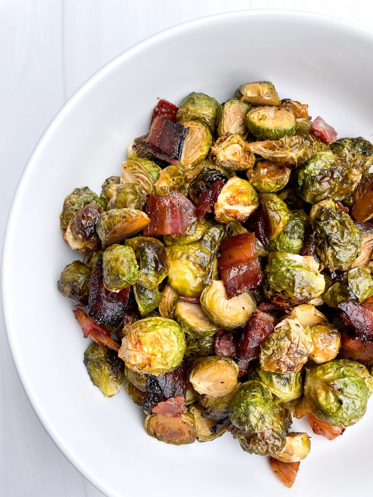 Pancetta Balsamic Brussels Sprouts by Spoons N Spices - FoodSocial