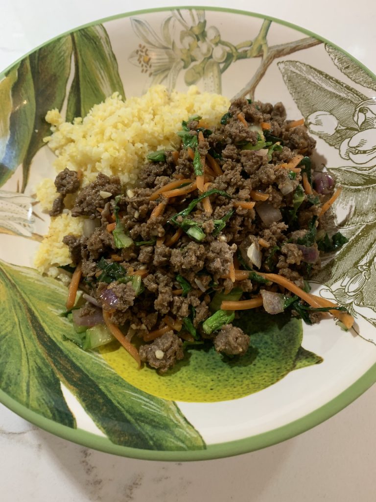 Asian Ground Beef Bowl by Aloha Healthy Eats - FoodSocial