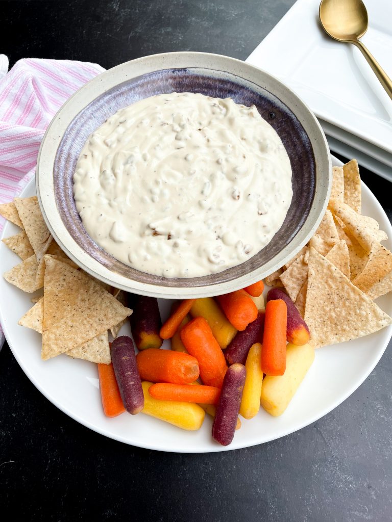 Dairy Free Onion Dip by Spoons N Spices - FoodSocial