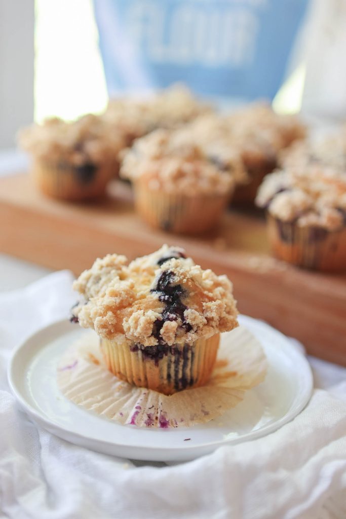 GlutenFree, DairyFree Lemon Blueberry Muffins by Primal Palate