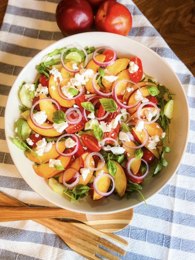 Arugula Nectarine Salad