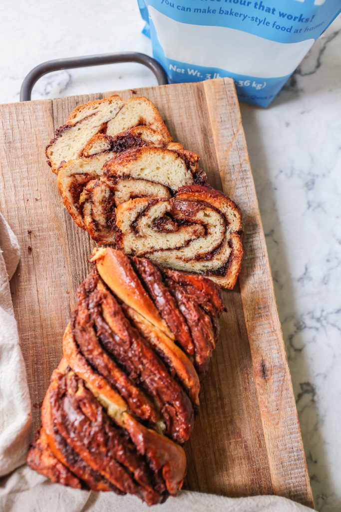 Gluten-Free Chocolate Hazelnut Babka by Primal Palate - FoodSocial