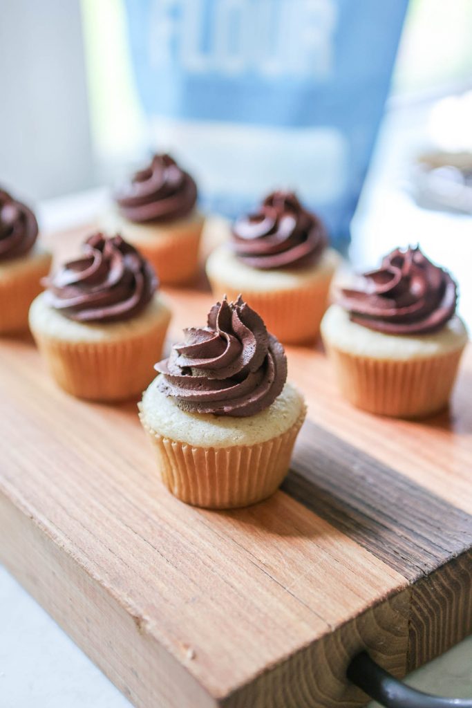 Vegan and Gluten-Free Light and Fluffy Vanilla Cupcakes by Primal Palate - FoodSocial
