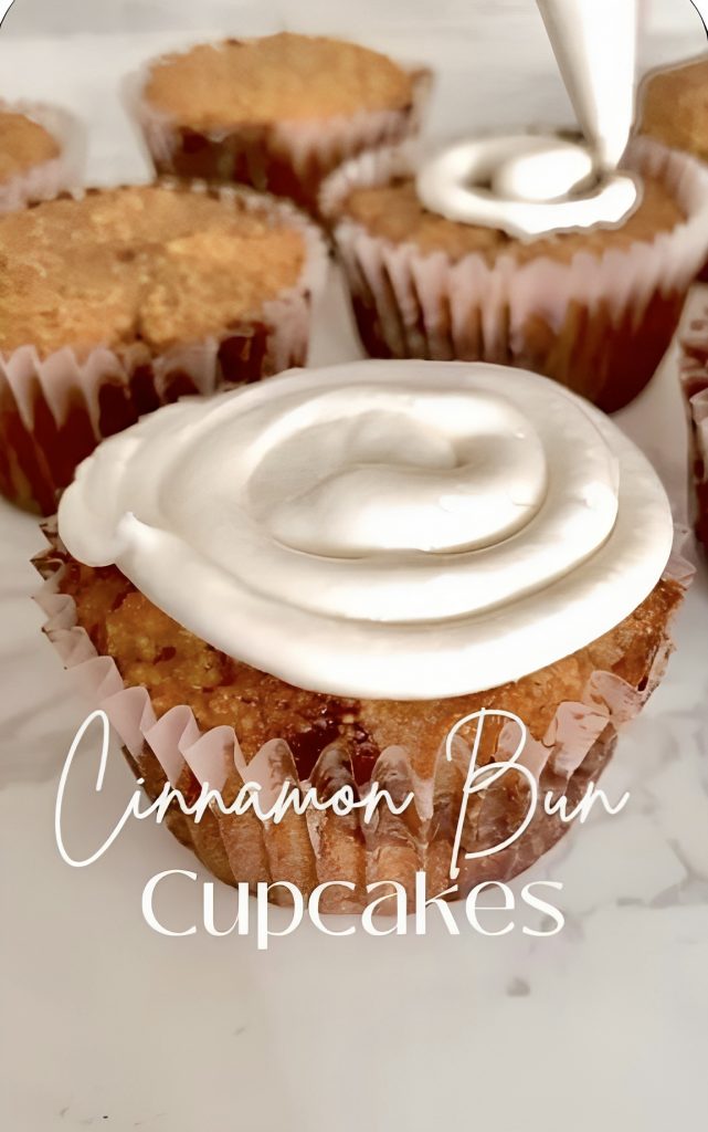 Cinnamon Bun Cupcakes by colleenshealthylife - FoodSocial