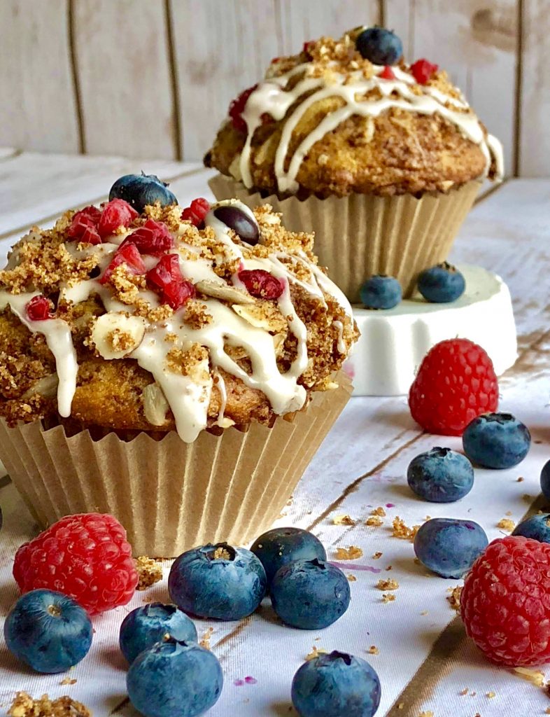 Berry Crumble Muffin (Paleo/gluten free) by Back Porch Paleo - FoodSocial