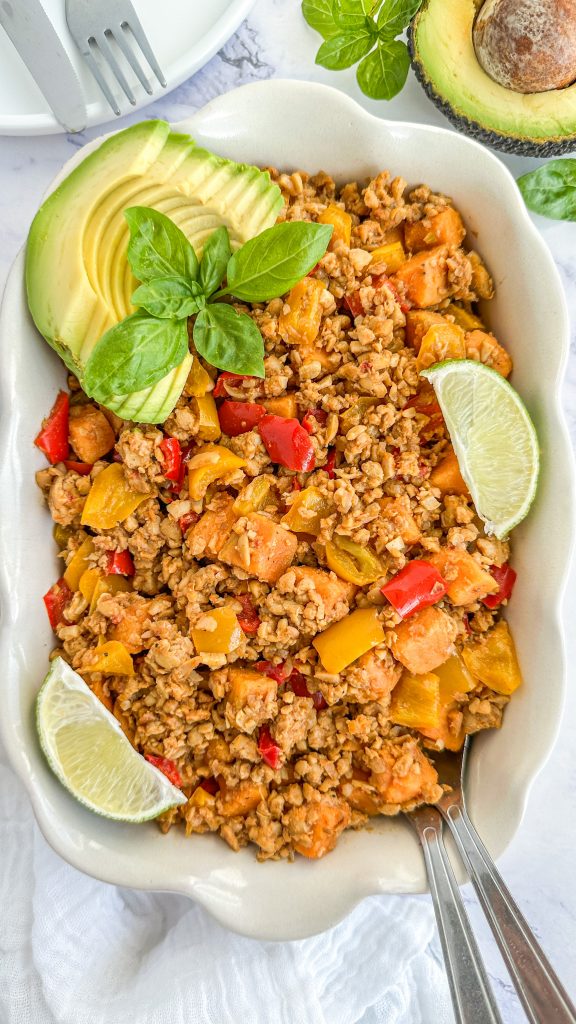 One-Skillet Tempeh & Veggie Breakfast Hash (PBWhole30) by Priyanka Nadkarni - FoodSocial