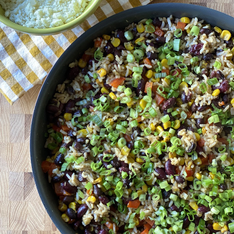 Easy Rice & Bean Skillet by Reed Dunn - FoodSocial