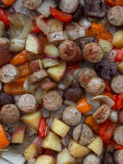 Sheet Pan Chicken Sausage and Veggies